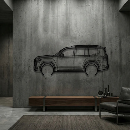 TOYOTA LAND CRUISER 400 METAL WALL ART - DopeCars
