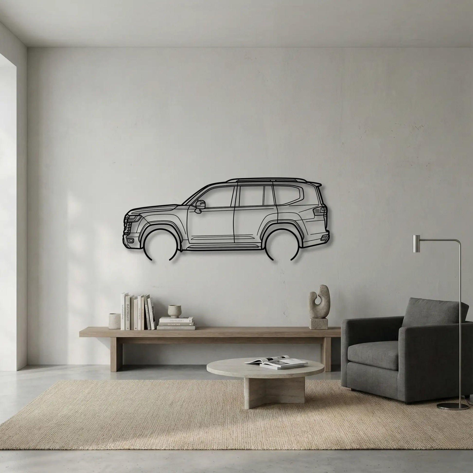 TOYOTA LAND CRUISER 400 METAL WALL ART - DopeCars