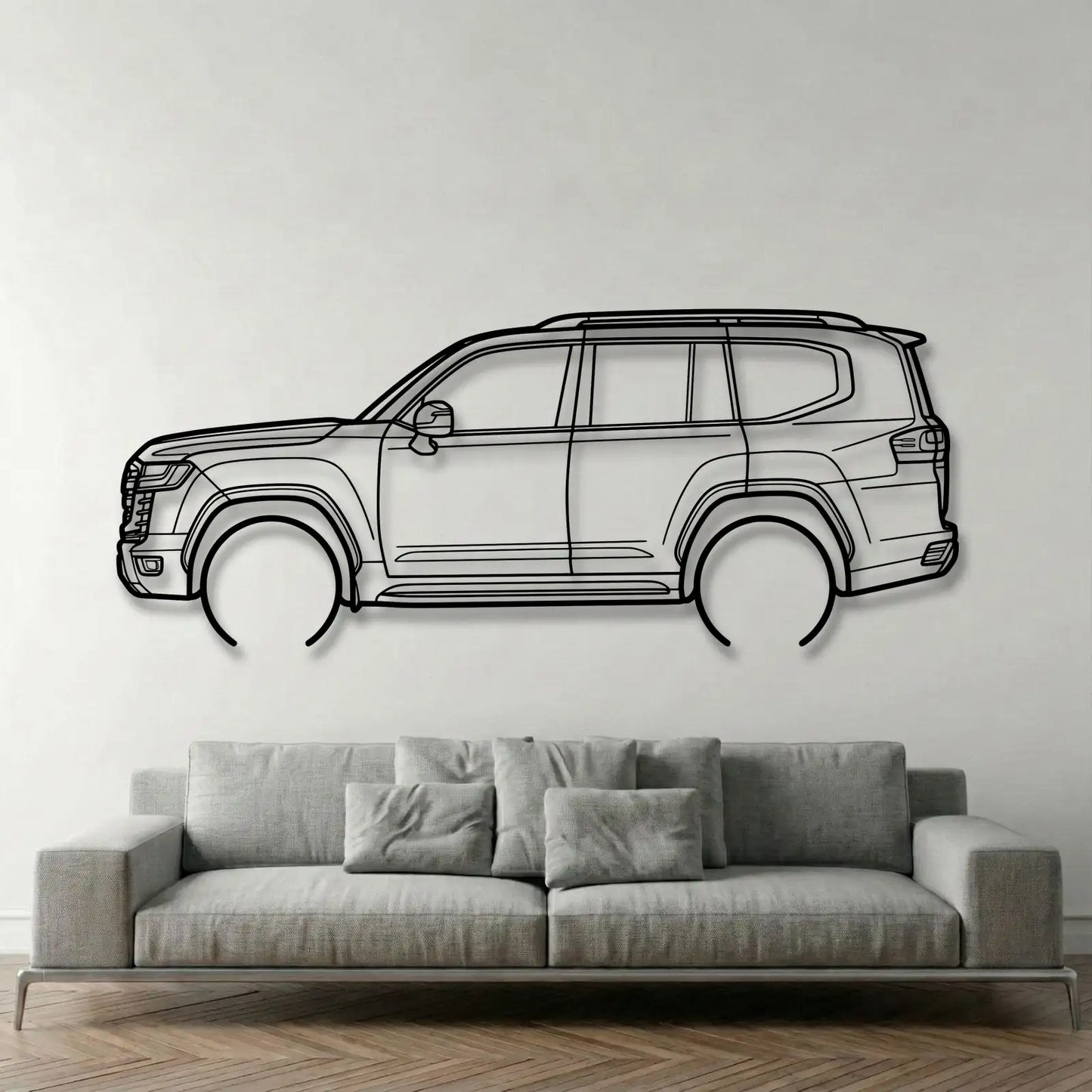 TOYOTA LAND CRUISER 400 METAL WALL ART - DopeCars