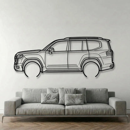 TOYOTA LAND CRUISER 400 METAL WALL ART - DopeCars