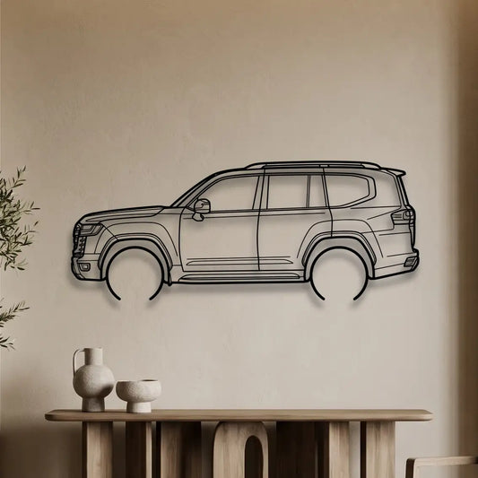 TOYOTA LAND CRUISER 400 METAL WALL ART - DopeCars
