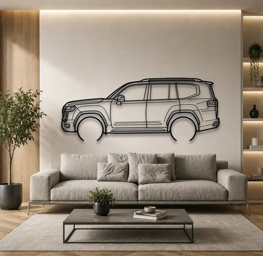 TOYOTA LAND CRUISER 400 METAL WALL ART - DopeCars