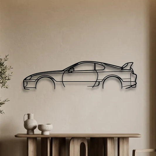 Toyota Supra MKIV Metal Wall Art - DopeCars