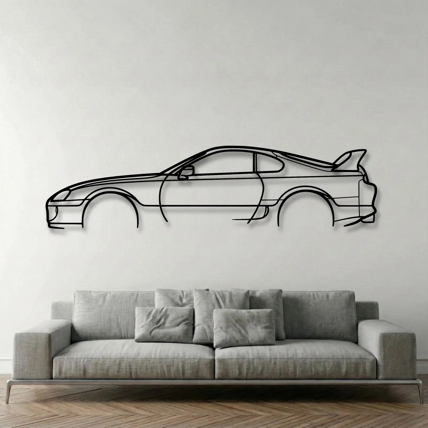 Toyota Supra MKIV Metal Wall Art - DopeCars