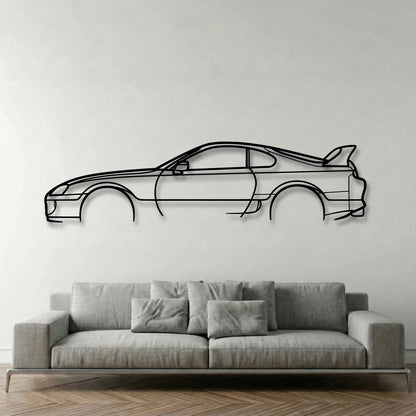 Toyota Supra MKIV Metal Wall Art - DopeCars