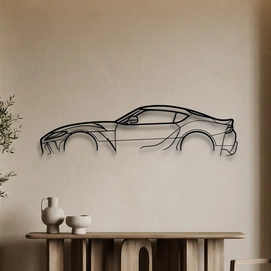 Toyota Supra MKV Metal Wall Art - DopeCars