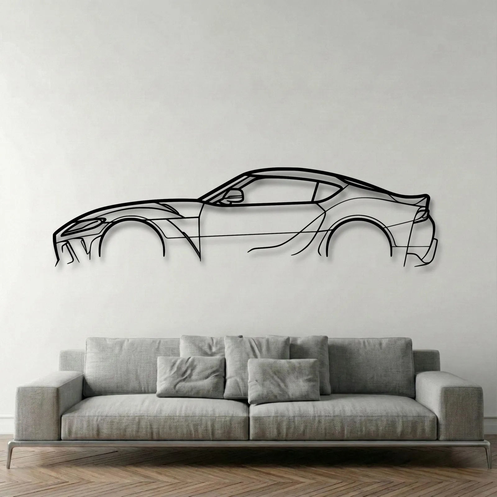 Toyota Supra MKV Metal Wall Art - DopeCars