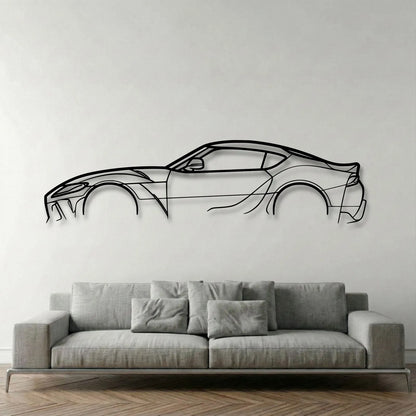 Toyota Supra MKV Metal Wall Art - DopeCars