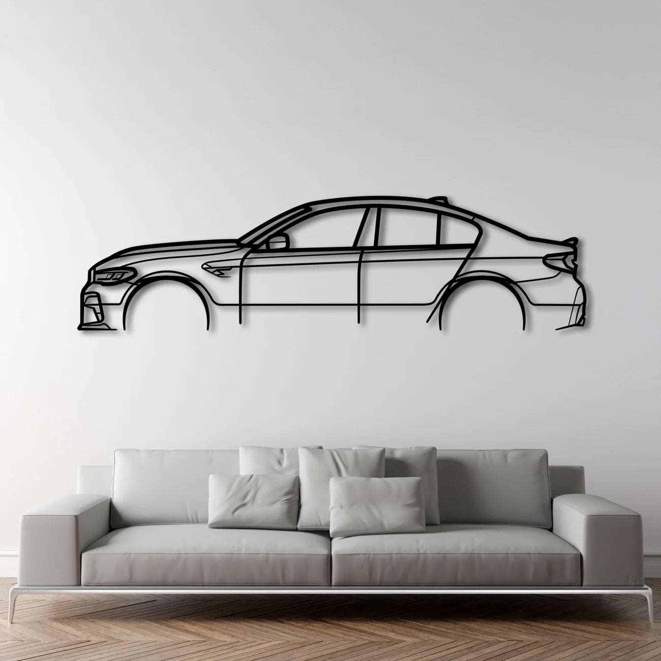 BMW M5 (F90 LCI) METAL WALL ART - DopeCars