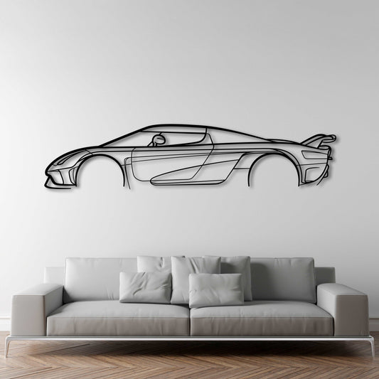 KOENIGSEGG REGERA METAL WALL ART - DopeCars