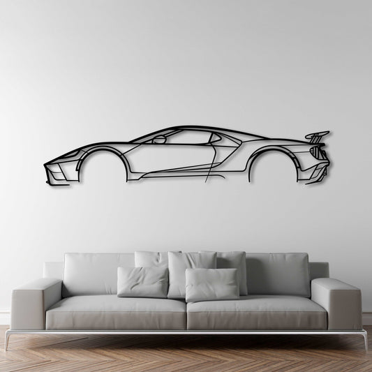 FORD GT HERITAGE METAL WALL ART - DopeCars