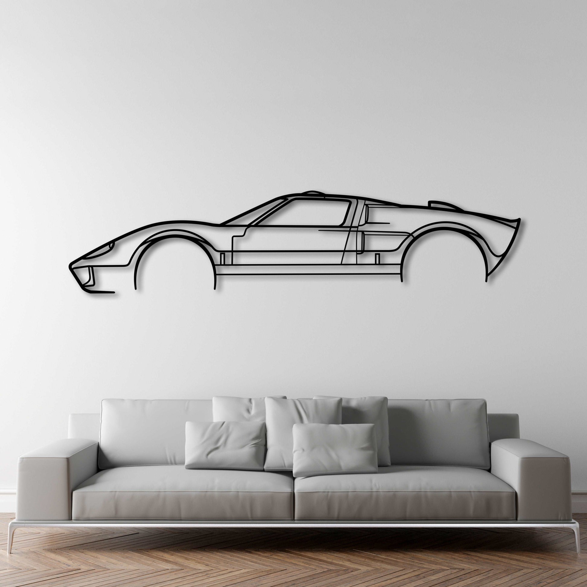 FORD GT40 METAL WALL ART - DopeCars