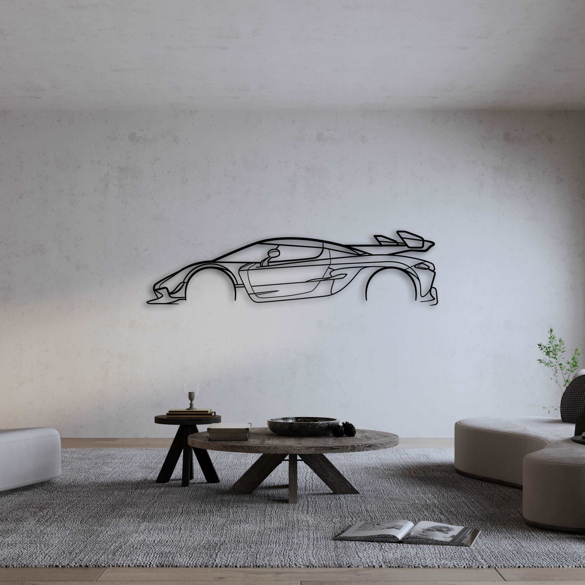 KOENIGSEGG JESKO METAL WALL ART - DopeCars