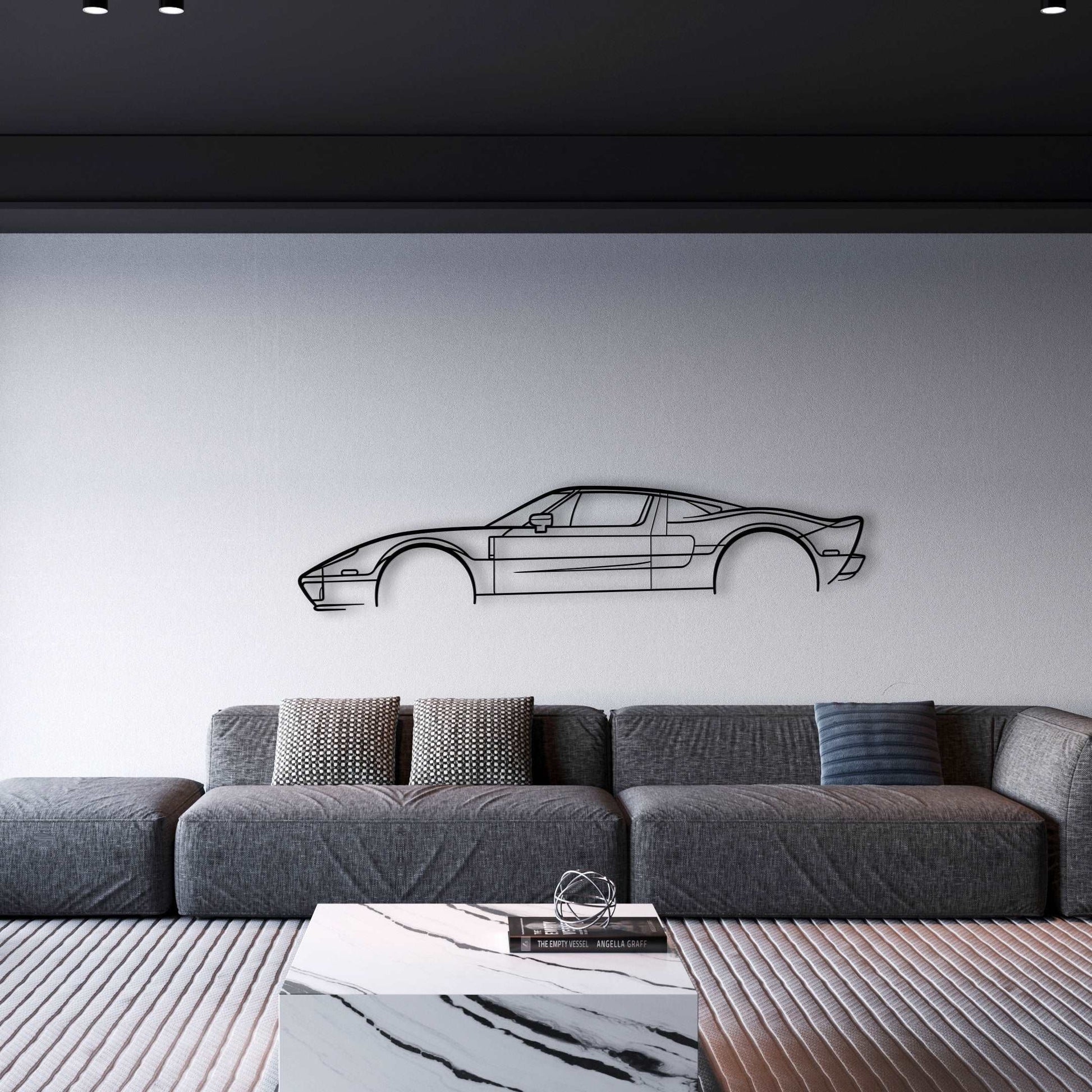 FORD GT (2005) METAL WALL ART - DopeCars