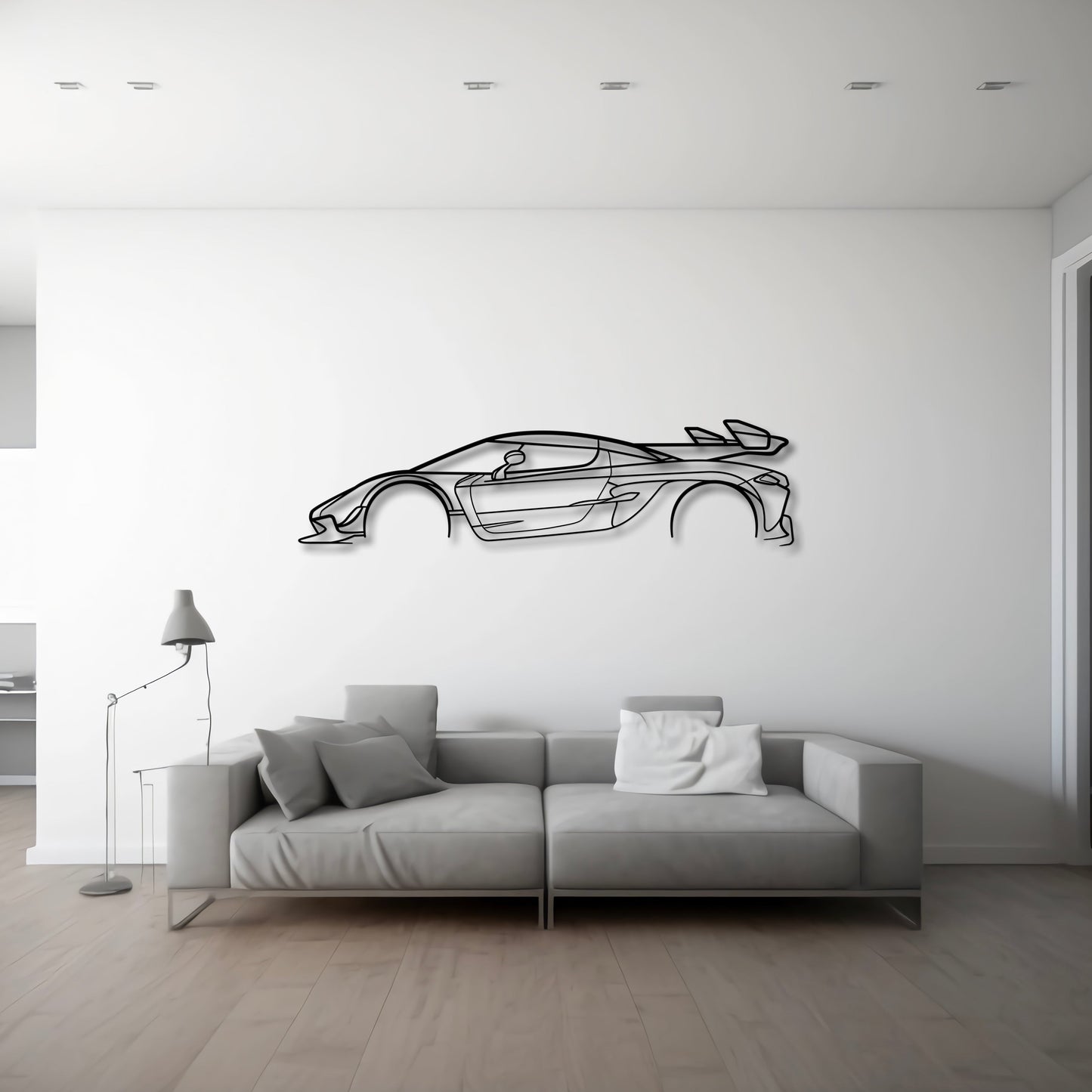 KOENIGSEGG JESKO METAL WALL ART - DopeCars