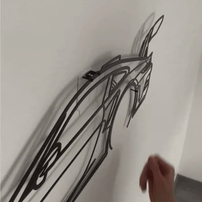 Mercedes-AMG GT METAL WALL ART