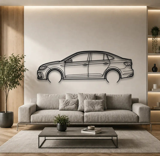 VOLKSWAGEN VIRTUS METAL WALL ART - DopeCars