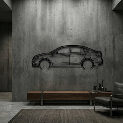 VOLKSWAGEN VIRTUS METAL WALL ART