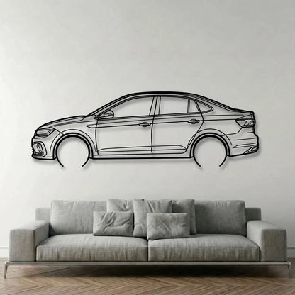 VOLKSWAGEN VIRTUS METAL WALL ART
